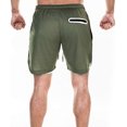 thumbnail image 4 of Men's 2 in 1 Running Sport Shorts, Lightweight, Gym, Training, Quick Drying, 4 of 4