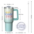 thumbnail image 2 of Best Grandpa Ever 40oz Tumbler with Handle, Gift for Grandpa Insulated Stainless Steel Cup, Fathers Day Christmas Birthday Presents from Grandkids, 2 of 5