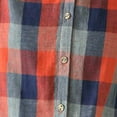 thumbnail image 2 of VEKDONE 2023 Clearance Womens Plus Size Plaid Shirts Fall Vintage Casual Long Sleeve Tops Loose Fit Button Down Blouse Cardigan S-5xl, 2 of 4