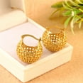 thumbnail image 2 of TaraJuvel Dangle Gold Earrings, Brass, 0.75 in, Count Per Pack 1, 2 of 2