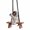 F, variant on Astronaut Car Hanging Ornament, Resin Construction, designed for vehicle interiors, seasonal displays and decorative gift giving, featuring relaxing swing motion and stable suspension