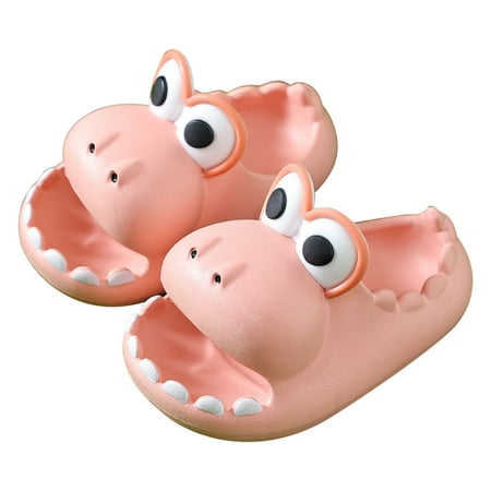 

60% Off Slipper Fesfesfes Kids Summer Cartoon Crocodile Slippers Toddler Bathing Shoes For Boys Girls Slander Wear In The Bathroom