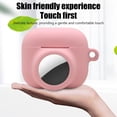 thumbnail image 6 of Two-in-One Silicone Case for AirPods 4 with Tracker Slot & Lanyard, All-Round Protective Cover, Anti-Lost Portable Shell for AirPods 4, 6 of 10