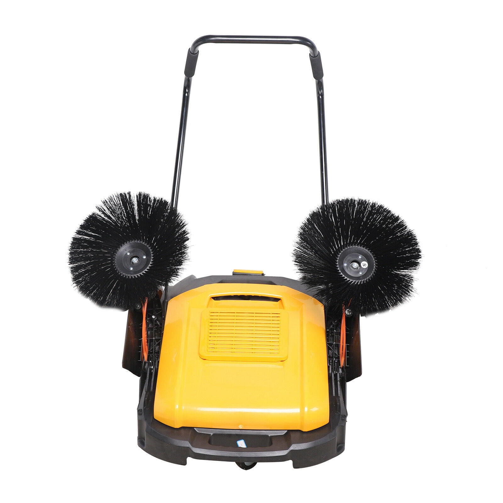 Miumaeov Manual Push Sweeper 39611ft²/h Walk-Behind Hand Push Floor Sweeper 14.53gal Capacity 41.34in Sweeping Width for Indoor Outdoor