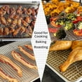 thumbnail image 5 of 1Pcs Stainless Steel Nonstick Wire Grid Baking Tray 8.66 x 6.3 inch Cake Cooling Rack Oven Kitchen Pizza Bread Barbecue Cookie Biscuit Holder Shelf, 5 of 6