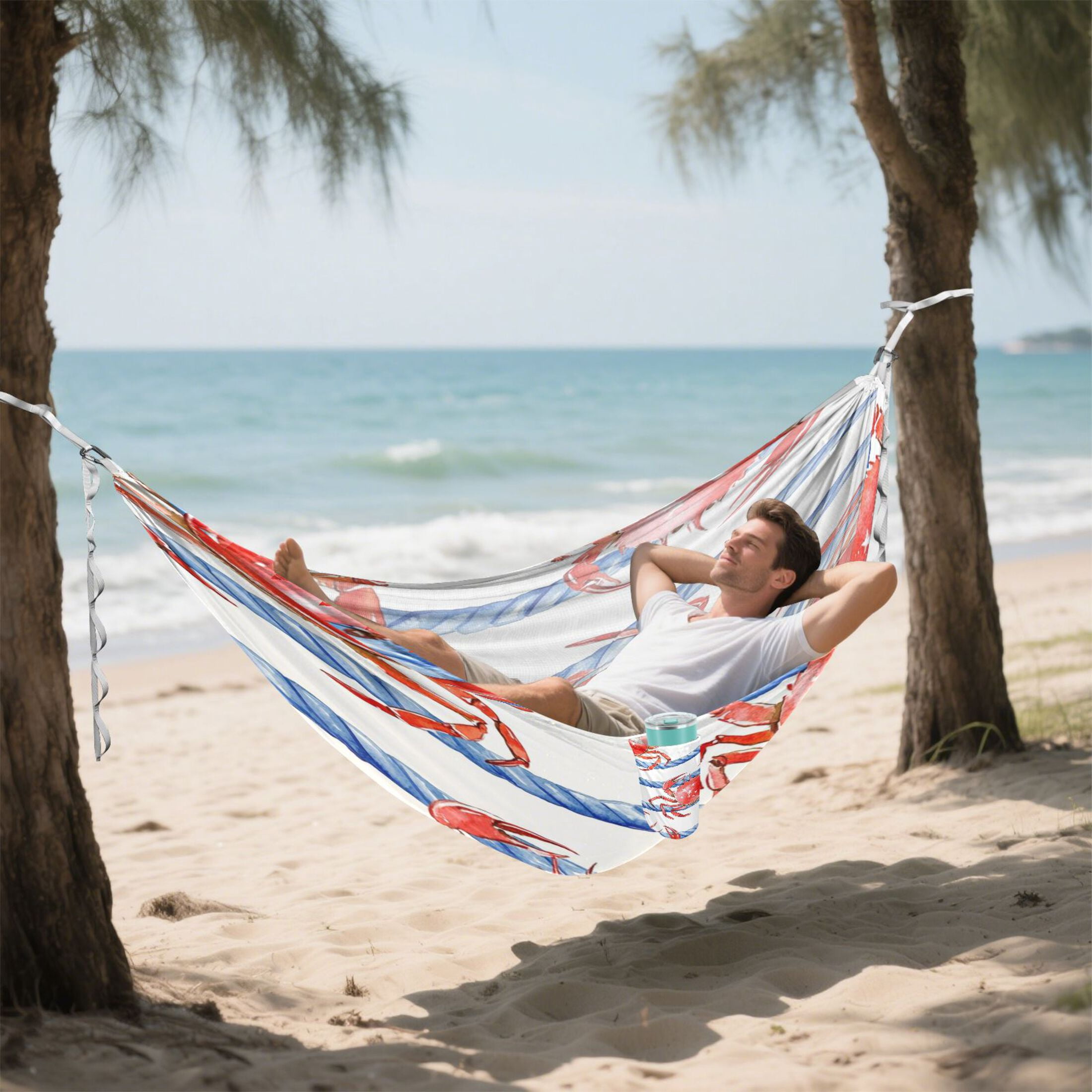 Hammock Camping Hammock Nylon Portable Hammock Travel Camping Hammock Super Cute Crab