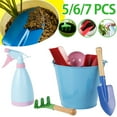 thumbnail image 2 of POINTERTECK 7PCS Mini Gardening Tool Set Small Hand Kids Gardening Tools Kit with Shovel Rake Spoon Colorful Garden Toys for Children Durable Childs Garden/Beach Trowel Set, 2 of 10
