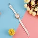 thumbnail image 5 of Reloj de pulsera de cuarzo Femenino Bling Bling analógico con correa de PU blanco, 5 of 7