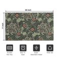 thumbnail image 5 of Bohemian Retro Floral Non-Slip Entryway Door Mat,Boho Indoor Decor Durable Low Plush Door Mat,Washable Welcome Rug for Patio Hallway Home Decor 17x30 Inches, 5 of 6