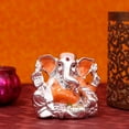 thumbnail image 4 of StatueStudio Ganesha Statue Temple Decor Lord Ganesh Murti Religious Showpiece Ganpati Idol Gift Item for Gift item for Diwali Pooja, Mandir, Home Decor and Office Table (2 X 1.5 X 2 Inch), 4 of 5