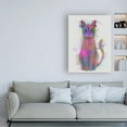 thumbnail image 3 of Trademark Fine Art 'Cat Rainbow Splash 4' Canvas Art by Fab Funky, 3 of 3