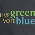thumbnail image 3 of CafePress - Live Green Vote Blue Long Sleeve T Shirt (Dark) - Long Sleeve Dark T-Shirt, 3 of 4