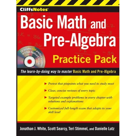 Cliffsnotes Basic Math and Pre-Algebra Practice Pack with CD (Other)