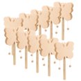 thumbnail image 5 of Milisten 10Pcs Wood Unfinished Rattle-drum Blank Rattle-drum Toy DIY Painting Rattle-drum Kids Rattle-drum, 5 of 5