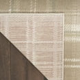 thumbnail image 2 of Nourison Grafix Plaid Taupe 7'10" x 9'10" Area Rug (8x10), 2 of 8