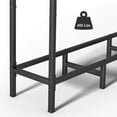 thumbnail image 2 of NEX 5ft Metal Firewood Rack Heavy Duty Adjustable Outdoor Log Rack Wood Stacker Deck, 2 of 3