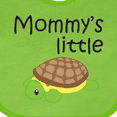 thumbnail image 4 of Inktastic Mommy's Little Turtle Boys or Girls Baby Bib, 4 of 4
