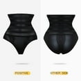thumbnail image 5 of Babysbule Womens Shapewear Women Mash Breath Control Hip Lift High Waist Fishnet Panel Panty Body Shapewear, 5 of 5