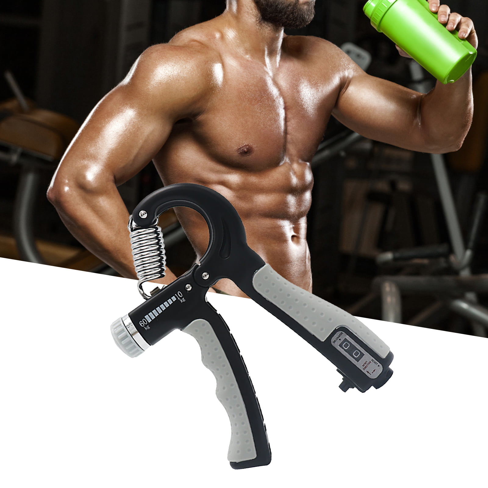 Details about   Hand Grip Strength Power Trainer Gripper Strengthener Adjustable Gym Exerciser 