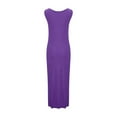 thumbnail image 7 of Meichang Summer Maxi Dress for Women Casual Slip Long Tank Dress Sleeveless U Neck Slim Fit Elegant Bodycon Long Dresses, 7 of 7