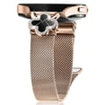 thumbnail image 2 of For Huawei Watch GT 3 Pro 43mm Milanese Band Clover Decor Electroplated Stainless Steel Strap, Size:, 2 of 5