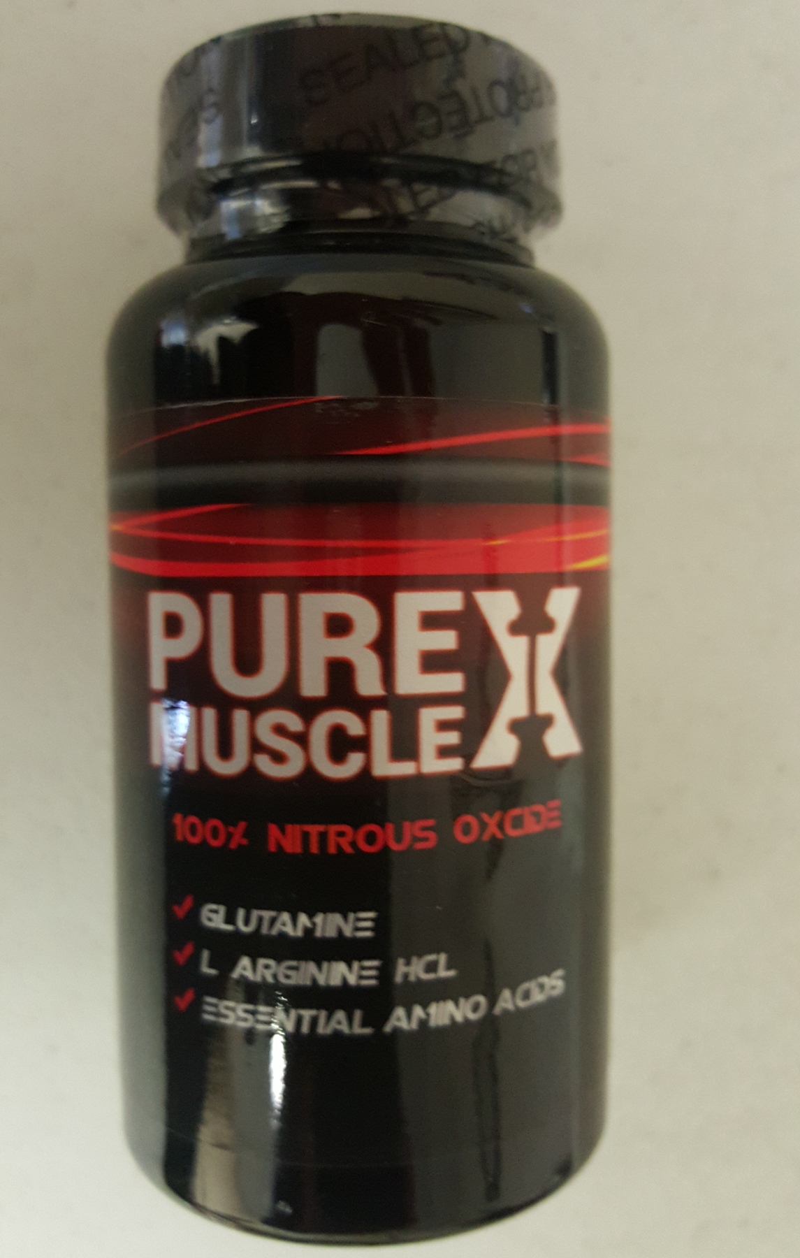 PURE MUSCLE X 100 Nitrous Oxide Glutamine LArginine HCl Essential