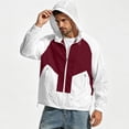 thumbnail image 6 of SHTXOZHI Mens Hiking Jackets Hooded Sun Protective Long Sleeve Coats Casual Outdoor Summer Tops with Zipped Pockets, 6 of 7
