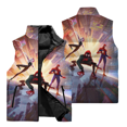 thumbnail image 3 of Nueva chaqueta para hombre, chaleco de superhéroe de Marvel, Spider-Man, chaqueta con estampado 3D, cortavientos, chaqueta cálida para correr al aire libre para hombre, 3 of 5