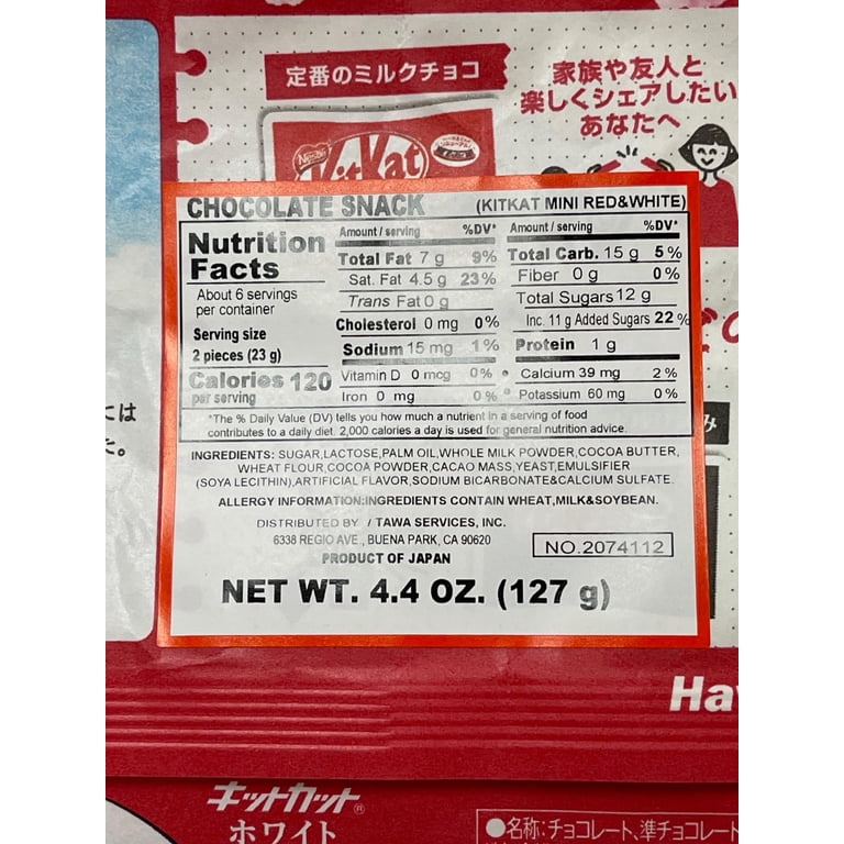 Kit Kat Chocolate Snack Red and White Spring Sakura Package Mini
