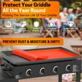 thumbnail image 3 of 36” Griddle Mat for Blackstone Accessories Heavy Duty Food Grade Silicone Griddle Mat Cover Protect Griddle from Insects Dirt&Rust, 3 of 7