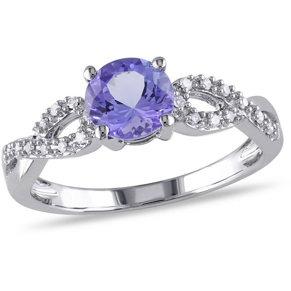 Everly Women's Tanzanite 10K White Gold Engagement Ring