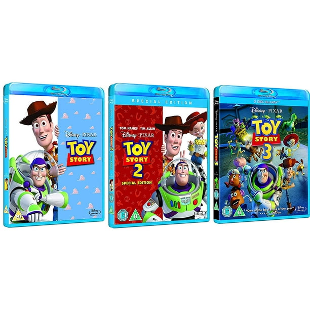 Toy Story Trilogy 1, 2, 3 Bundle Blu-ray - Walmart.com - Walmart.com