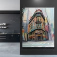 thumbnail image 2 of Begin Home Decor 2080-6048-CI291 48 x 60 in. Building Architecture in   York - Contemporary Office Canvas, 2 of 4