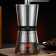 thumbnail image 5 of Bewildely Máquina amoladora de café con mango extendido esencial para oficina, de plata, 8 velocidades externas, gruesas y finas Juegos de servir café y té, 5 of 6