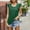 Green, variant on Njoeus Womens Summer Ruffle Sleeveless Tank Tops Casual Loose Crewneck Shirts Flowy Tunic Blouses Cute Tees S-XXL