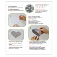 thumbnail image 3 of FUTUREORYY 1 Set Wedding Mirror Decal Silver for Home Decor, 3 of 8