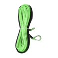 thumbnail image 1 of DYNWAVECA Synthetic Winch Rope Car Towing Strap Portable 15M 8350lbs Sturdy Recovery Rope Winch Cable for SUV ATV Vehicles Car UTV Green, 1 of 9