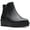 Black Smooth, variant on Clarks Womens Airabell Zip Leather Ankle Wedge Boots