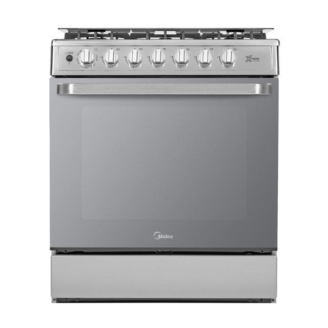 Estufa de Piso Midea 30' Xtreme Chef-Air Acero Inoxidable Gas LP