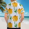 thumbnail image 6 of High Quality Hawaiian Shirts for Men Short Sleeve Aloha Beach Shirt Floral Summer Casual Button Down Shirts Blouses UA7EF7, 6 of 7