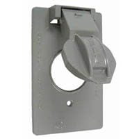 HubbellRaco Single Gang Weatherproof Device Box Cover