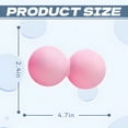 thumbnail image 2 of BESTSKY Massage Ball,4.7"*2.4"*2.4" Foot Massage Ball,Sweatproof Peanut Ball,Pink, 2 of 7