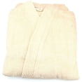 thumbnail image 2 of Women's Cotton Terry Cloth Long Sleeve Bathrobe - Soft Short Length Robe, 2 of 2
