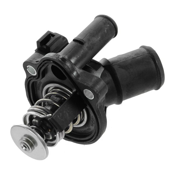 TRQ Thermostat with Housing Water Neck for 01-11 Ford Focus 2.0L Ranger 2.3L ECA92437