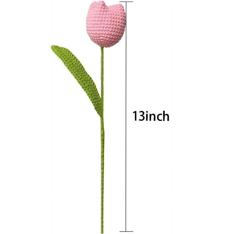 6PCS Handmade Tulips Flowers Crochet Bouquet | Creative Life NY