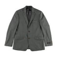 thumbnail image 2 of Ralph Lauren Mens Striped Two Button Blazer Jacket, Grey, 46 X-Long, 2 of 2