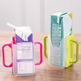 thumbnail image 3 of Juice Box Holder for Anti-Squeeze Cup Holder with Handle Adjustable Milk Carton Stand Spill-Proof Pouch Holder Lightweight Portable Juice Bag Stand, 3 of 7