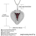 thumbnail image 4 of Collar para hombres, correa de cadena, collar para hombres cadena de vuelta de aire inoxidable, collar, plata, 4 of 4