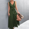 thumbnail image 1 of Vestido Largo de Verano NikouMX Mujer Sin Mangas Con Abertura Lateral, 1 of 5