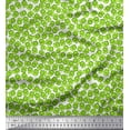 thumbnail image 1 of Soimoi Rayon Fabric Witch Face Halloween Print Fabric by Yard 56 Inch Wide, 1 of 3